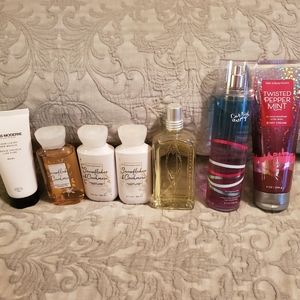 Lot of beauty products, Bath and Body, Gloss Moderne, & L’occitaine